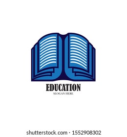 
Book logo icon design vector template
