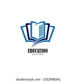 
Book logo icon design vector template
