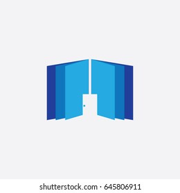 book logo, icon dorr