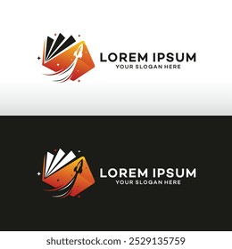 ícone do logotipo do livro educação vetor design