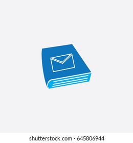 book logo, icon email