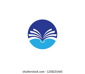 Book logo icon illustration