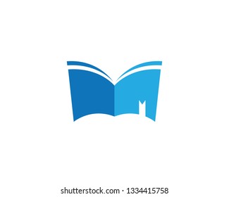 Book logo icon illustration