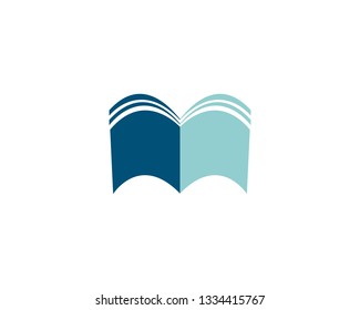 Book logo icon illustration