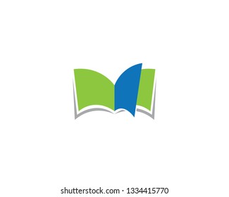Book logo icon illustration