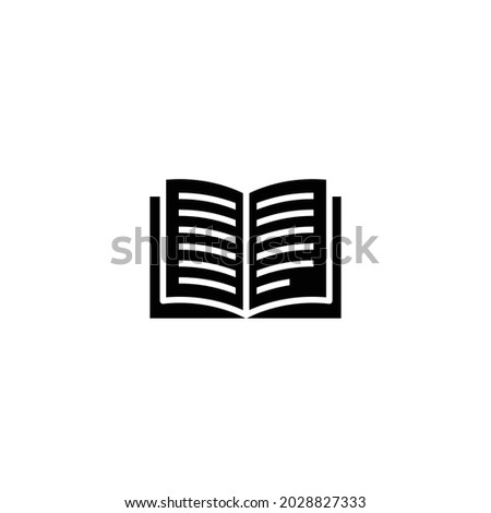 Book logo icon isolated on white background , Education concept. Vector illustration