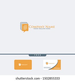 Book Logo and Icon Template Document File Paper Data Pixel Vector education 