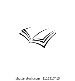 book logo, icon and vector 