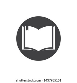 Book  Logo icon  vector Illustration design template
