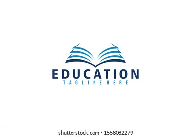 book logo icon vector isolated