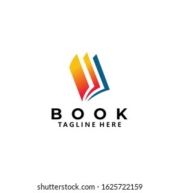 book logo icon vector isolated