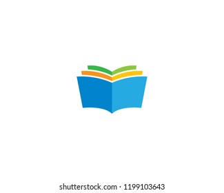 Book logo illustration