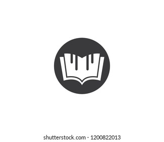 Book logo illustration