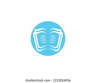 Book logo illustration