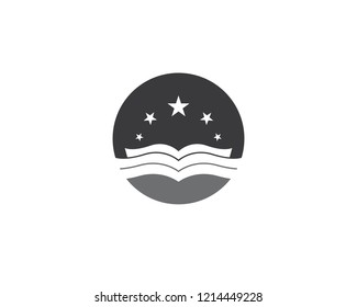 Book logo illustration