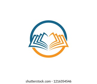 Book logo illustration