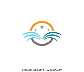 Book logo illustration