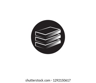 Book logo illustration 