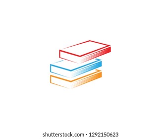 Book logo illustration 