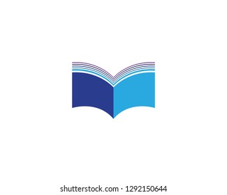 Book logo illustration 