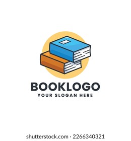 Book Logo Illustration Icon Template
