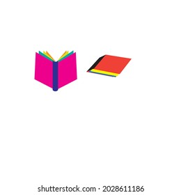 book logo or minimalist book illustration