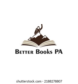 logo del libro con hombres y mujeres de montaña