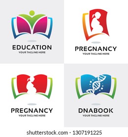 Book Logo Set Design Template Collection
