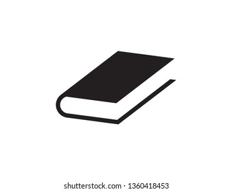 Book logo simple vector design.