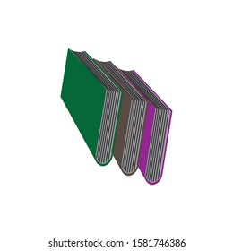 book logo stock illustration design