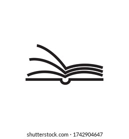 book logo stock illustration design