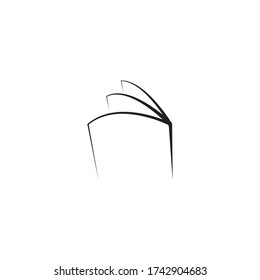book logo stock illustration design