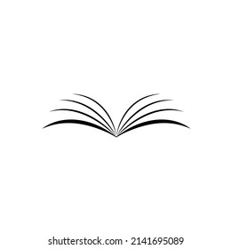 book logo stock illustration design