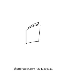 book logo stock illustration design