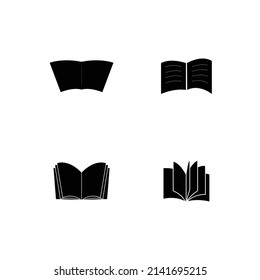 book logo stock illustration design