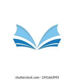 Book logo and symbol vector