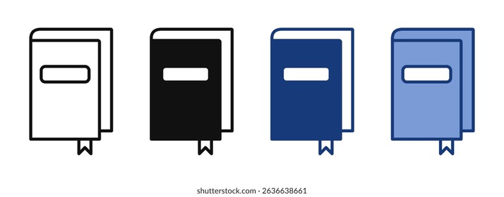 Book logo. Book symbol. Vector.