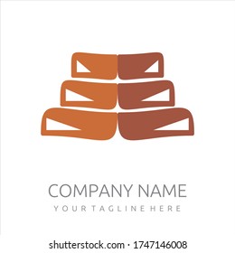 Book Logo Template educational icon