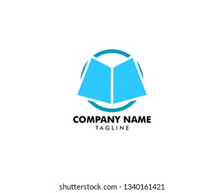 Book logo template icon design elements