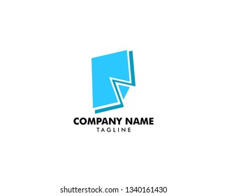 Book logo template icon design elements