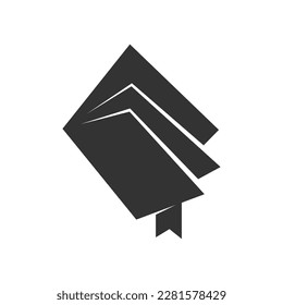 book logo template Icon Illustration Brand Identity. Isolated and flat illustration. Vector graphic