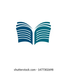 Set Book Logo Designs Vector Illustration Stock Vector (Royalty Free ...