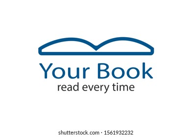 book logo template vector icon illustration.logotype concept.