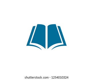 Book Logo Template vector Illustration design