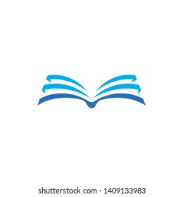 Diseño de ilustración para vectores de plantillas de logotipos de libro