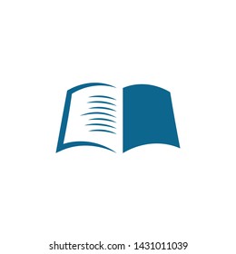 Book Logo Template vector Illustration design