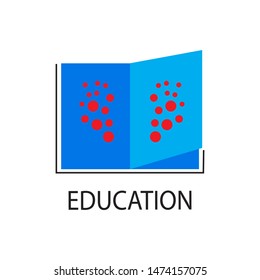 Book Logo Template vector Illustration design