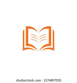 Book Logo Template vector Illustration design