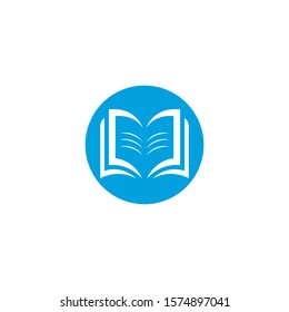 Book Logo Template vector Illustration design