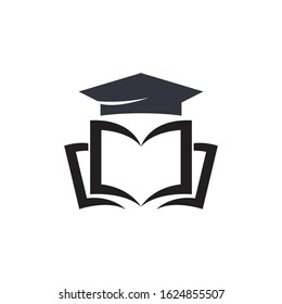 Book Logo Template vector Illustration design